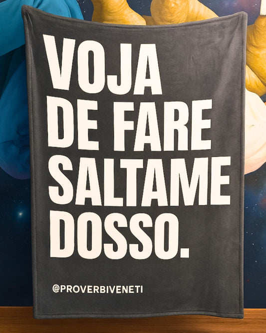 Coperta in pile VOJA DE FARE SALTAME DOSSO