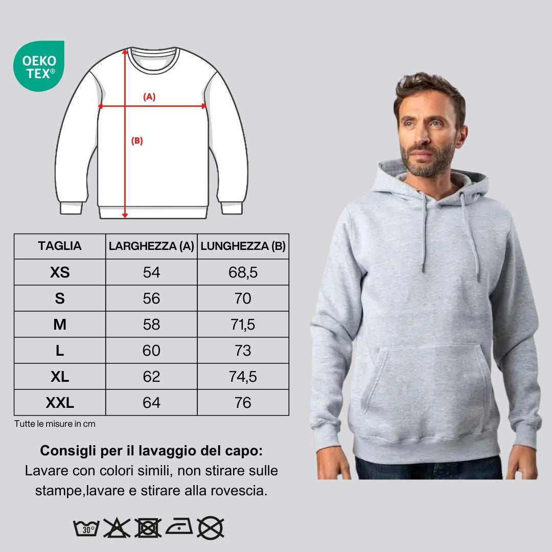 Felpa MUSO DURO E BARETA FRACA'