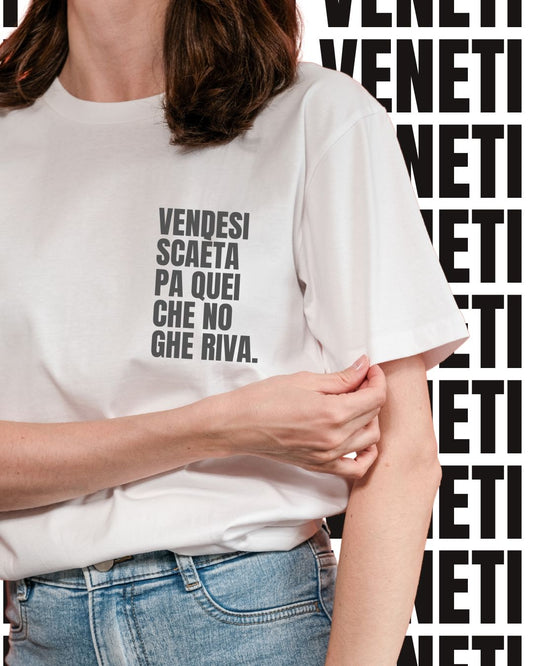 T-shirt VENDESI SCAETA PA QUEI CHE NO GHE RIVA