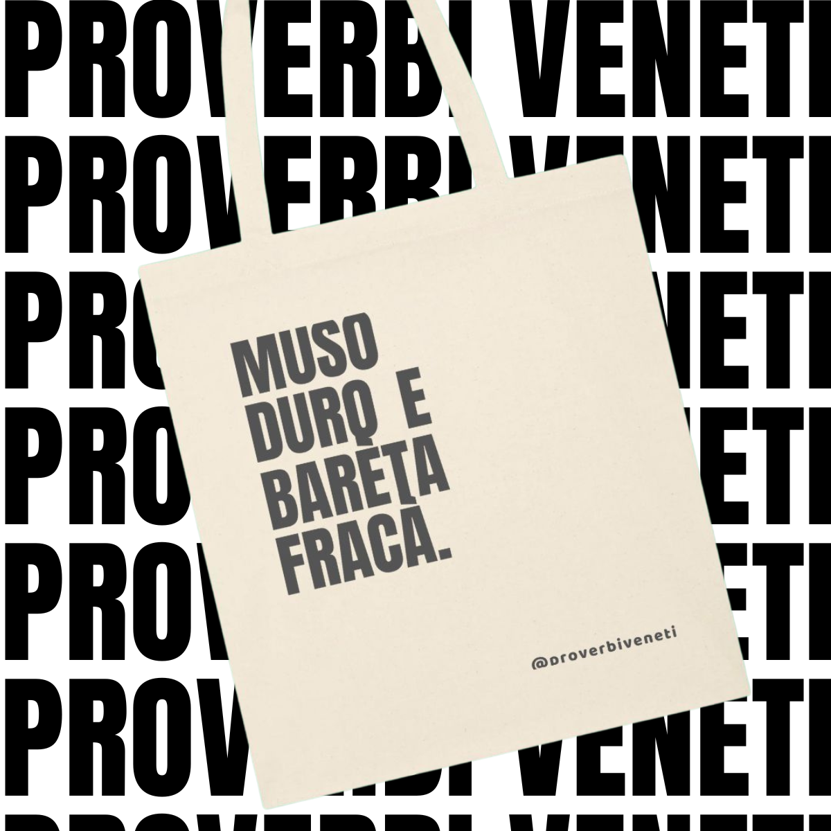 Shopper MUSO DURO E BARETA FRACA'