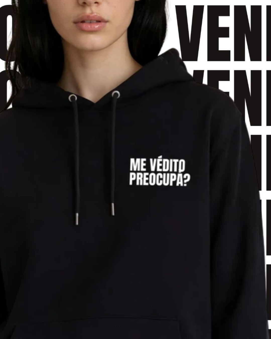 Felpa ME VEDITO PREOCUPA?