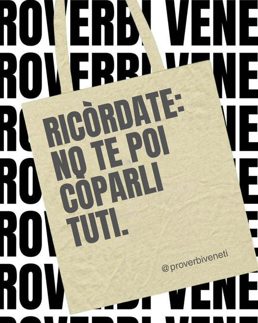 Shopper RICORDATE: NO TE POI COPARLI TUTI