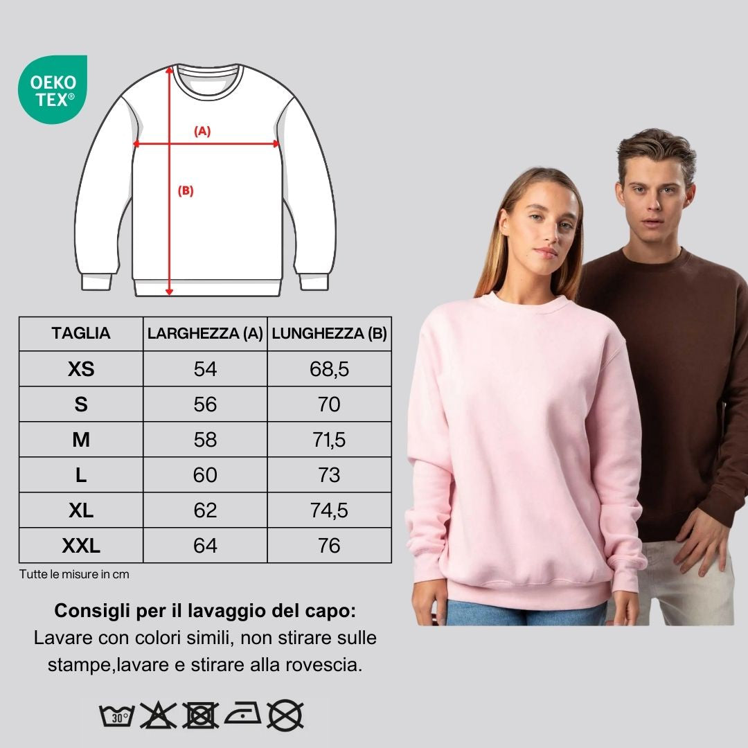 Felpa RICORDATE: NO TE POI COPARLI TUTI