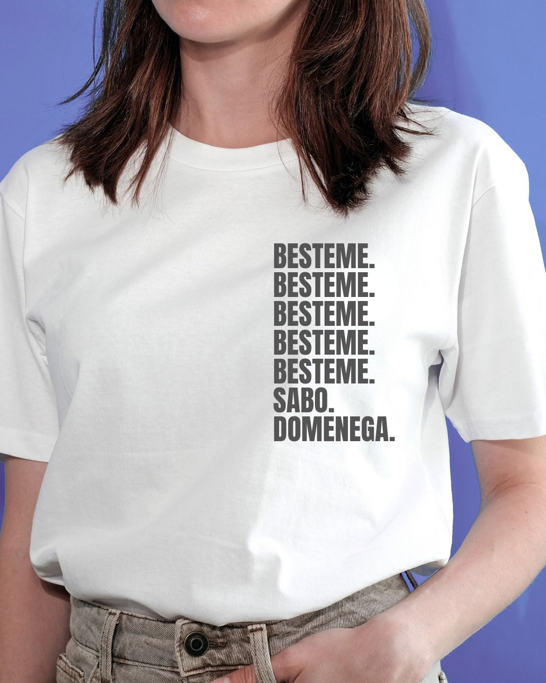T-shirt BESTEME. SABO. DOMENEGA