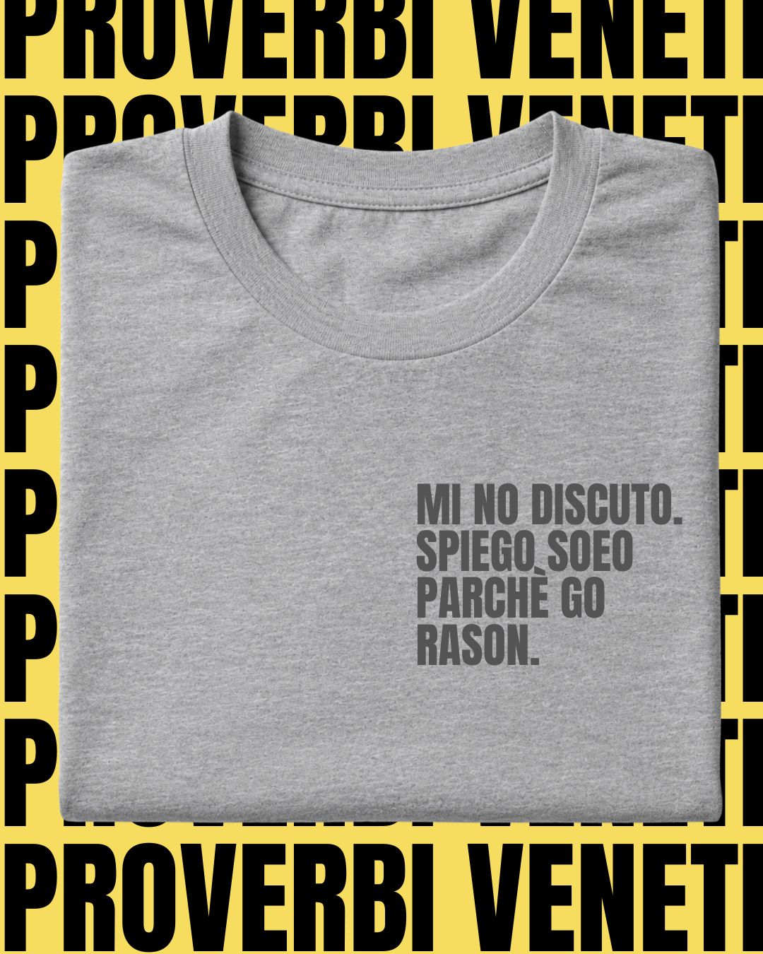 T-shirt MI NO DISCUTO. SPIEGO