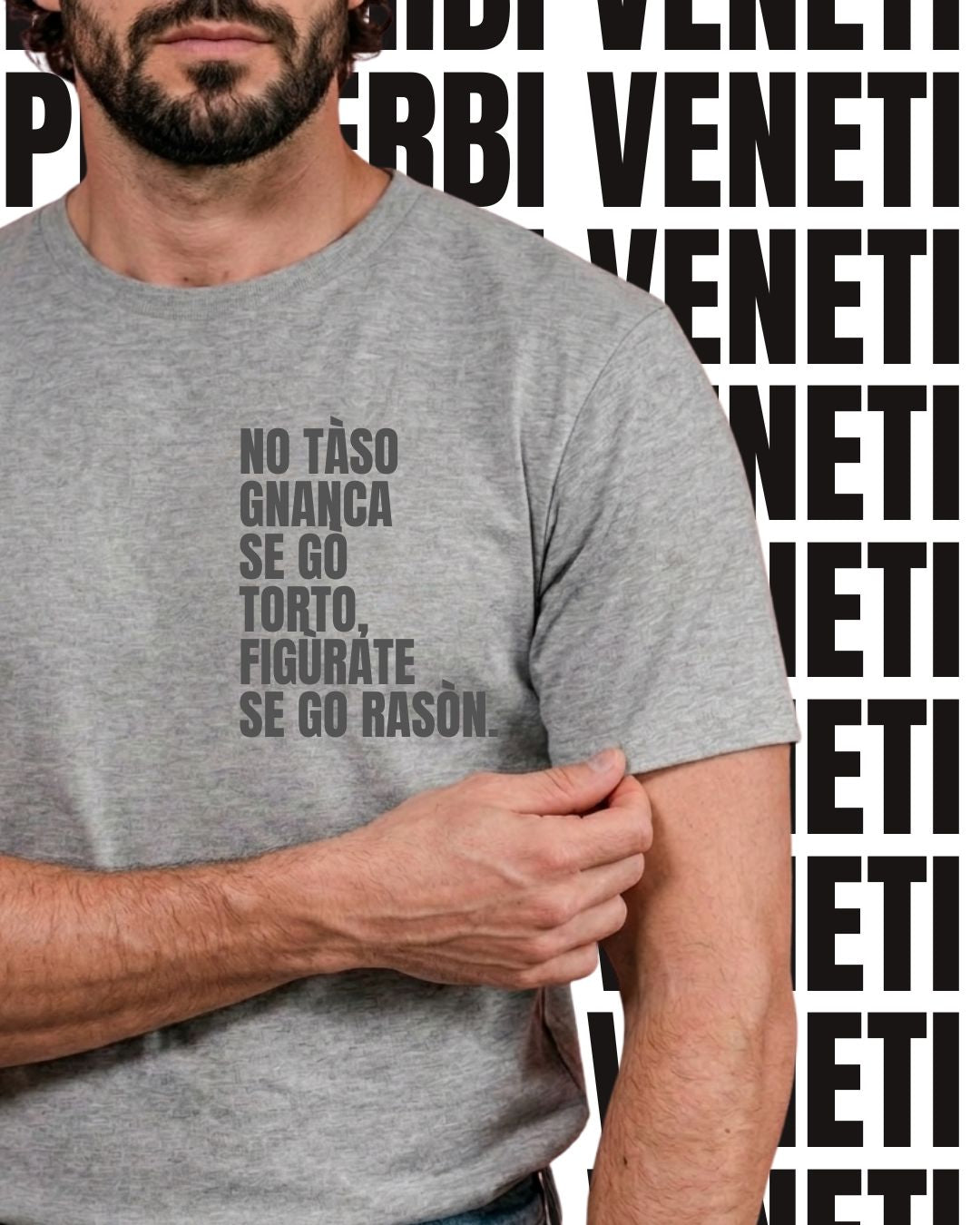 T-shirt NO TASO GNANCA SE GO TORTO
