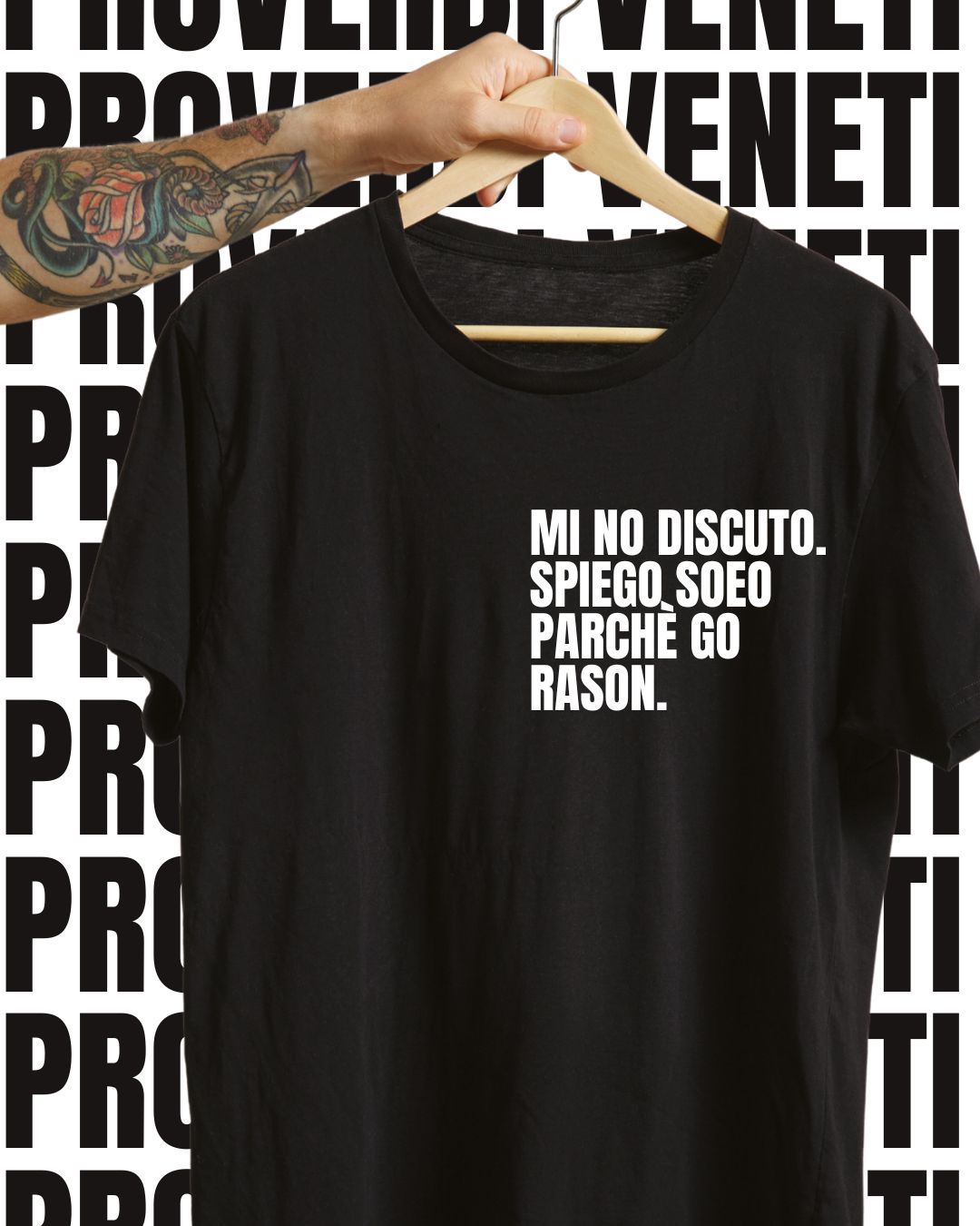 T-shirt MI NO DISCUTO. SPIEGO