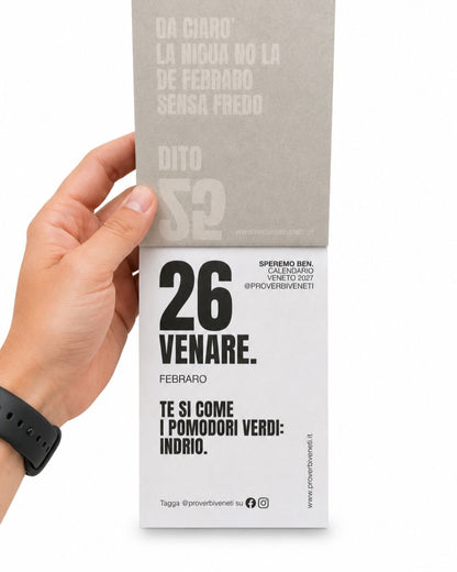 Calendario PROVERBI VENETI 2027 - PRE ORDER