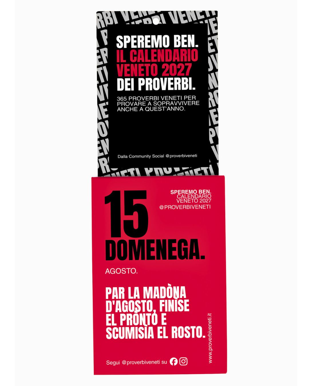 Calendario PROVERBI VENETI 2027 - PRE ORDER