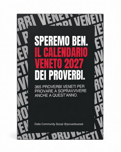 Calendario PROVERBI VENETI 2027 - PRE ORDER