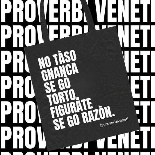 Shopper NO TASO GNANCA SE GO TORTO, FIGURATE SE GO RASON