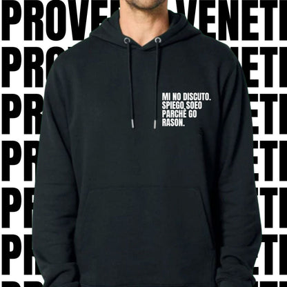 Felpa MI NO DISCUTO. SPIEGO