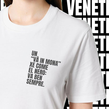 T-shirt UN “VÀ IN MONA” XE COME EL NERO: VA BEN SEMPRE