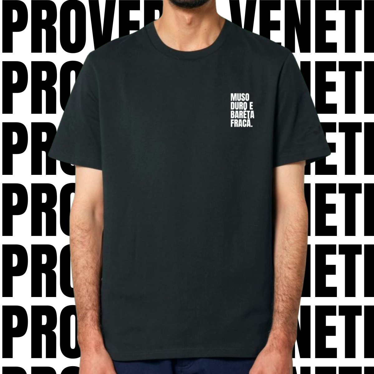 T-shirt MUSO DURO E BARETA FRACA'